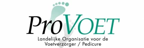 Logo ProVoet, de brancheorganisatie voor de pedicure